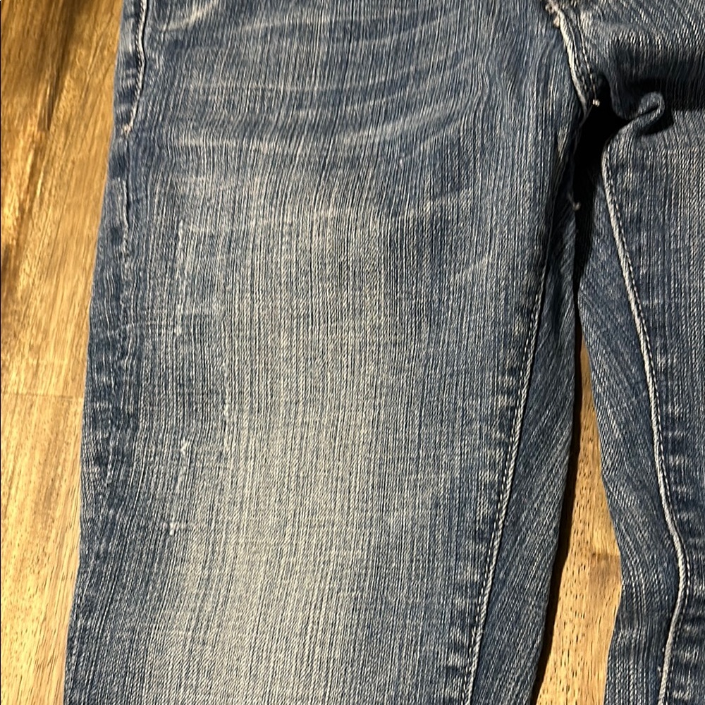 Vigoss Blue Boot Cut Jeans with Vintage-Inspired Fading . Sz 7 - Picture 12 of 12